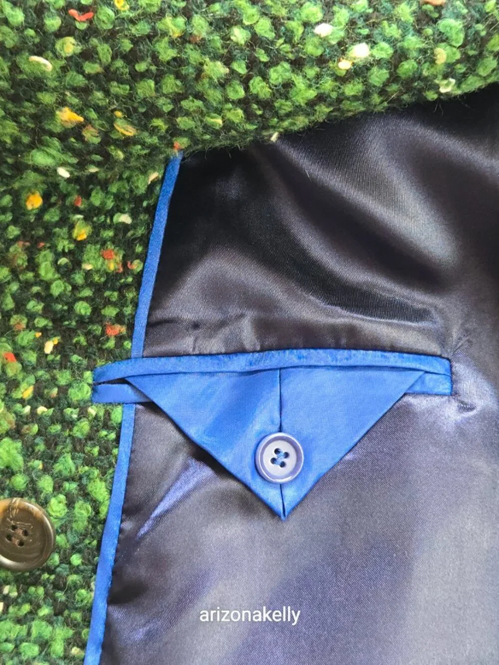 NWOT J. Crew Daphne Topcoat in Italian Tweed *RUNS BIG* Green Wool Blend 00 - Picture 13 of 16